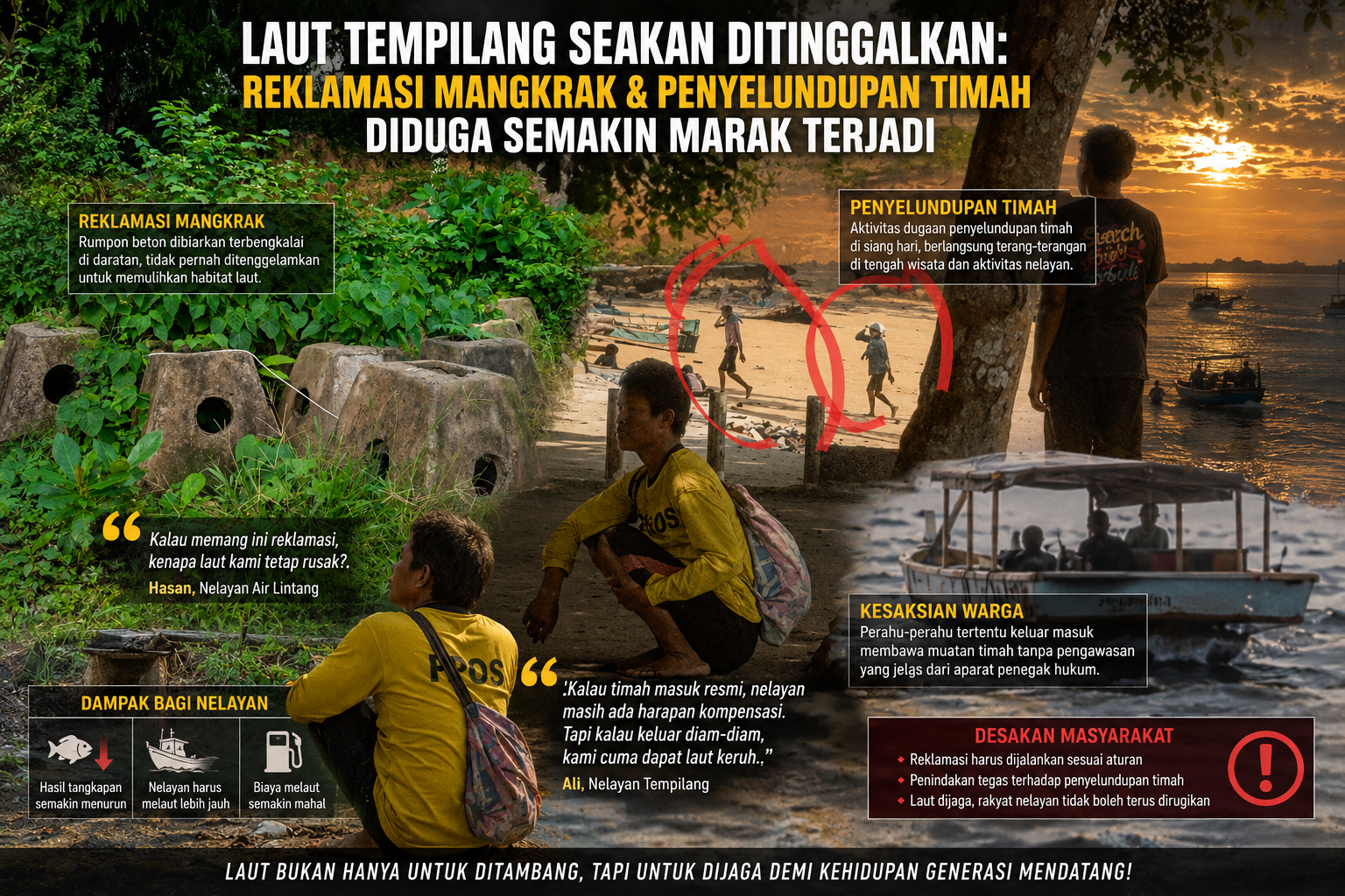 Sketsa Permasalahan Pantai